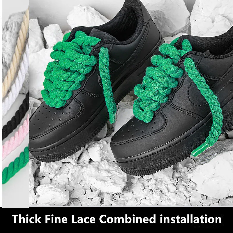 Nike Air Force Trenzado De Zapatos Rope Laces Air Force Tutorial