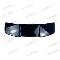 Gloss Black Rear Roof Spoiler Caps For AUDI S6 A6 C8 TSI TDI S-line Avant 2019-2025 Car Rear Top Tail Wing Bodykits Tuning 6