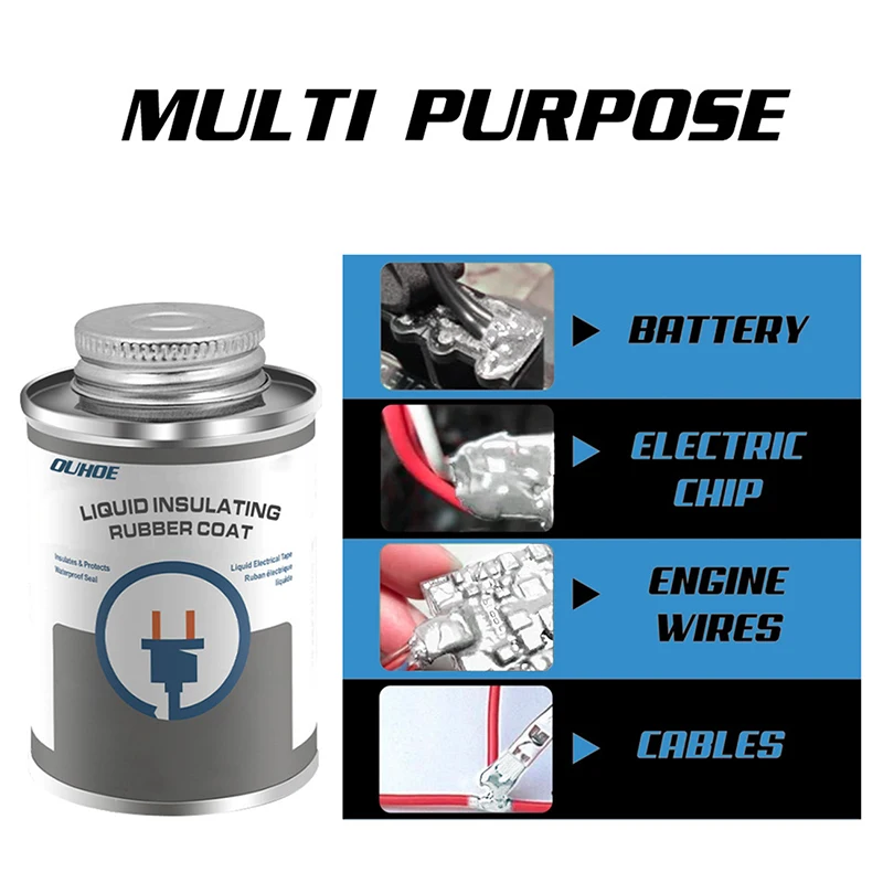 30/125ml Liquid Insulating Tape Repair Rubber Electrical Wire Cable