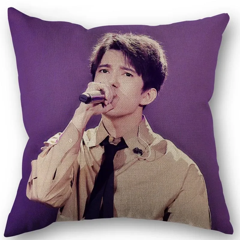 

Dimash Pillowcase High Quality Home Textile Cotton Linen Fabric 45x45cm One Side Decoration Pillow Cover New 0918
