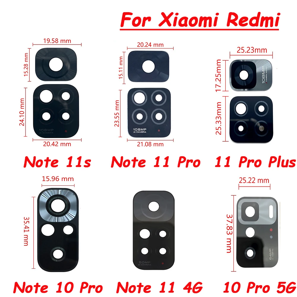 Camera Lens For Xiaomi Redmi Note 11 Pro 9S 11 10 12 Pro