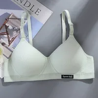 Training Bra for Developing Girls without Steel Rings Comfortable and Traceless Small Bra Pure Cotton Thin Sport Underwears 1