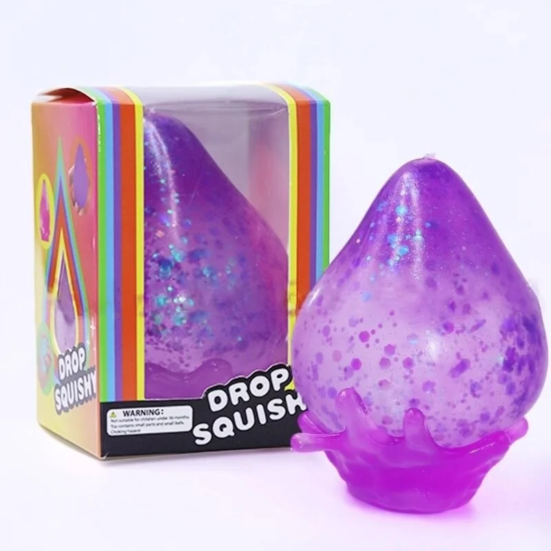 Schylling Needoh Dream Drop Raindrop Squishy Sensory Toy Maltose Slow Rebound Non-toxic Anxiety Relief Autism Portable Toy Gift