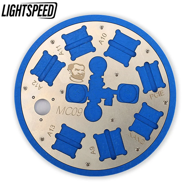 

MECHANIC MC09 Microscope Degumming Base Chip Degumming for Phone A9 A10 A11 A12 A13 Location Fingerprint Open Cover Repair 6-8