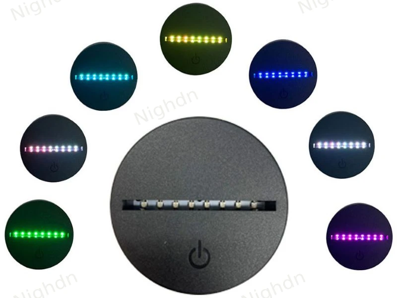 Nighdn Ice Hockey 3D Lamp Night Light 7 Color Changing Boys Room Decor Birthday Christmas Gifts for Kids Hockey Sports Lovers