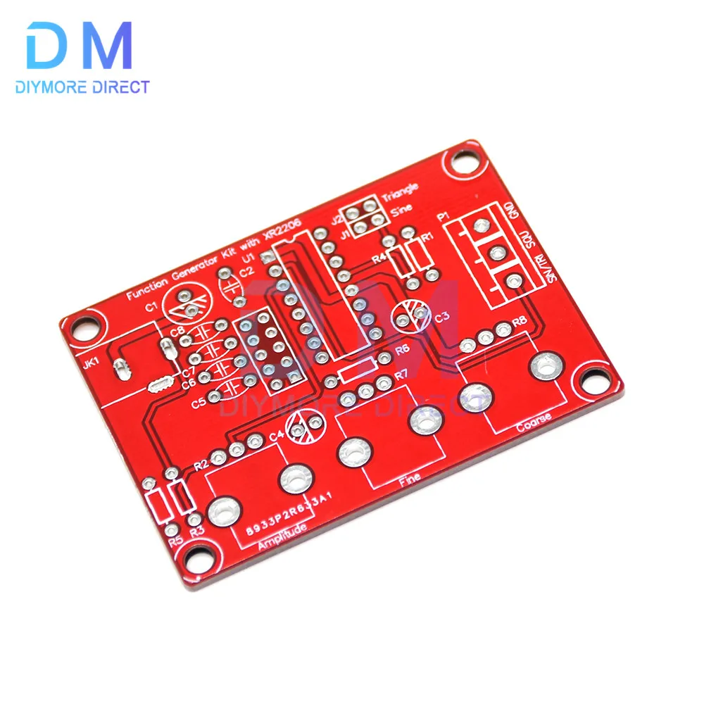 1Hz 1MHz XR2206 Function Signal Generator DIY Kit Sine/Triangle/Square