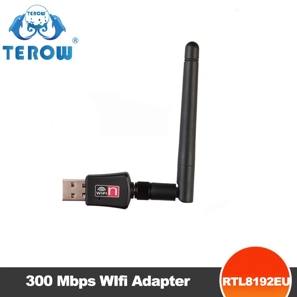 vægt Hævde Bedrag Terow 300 Mbps Usb Wifi Adapter/usb2.0 Wireless Network Card With Rtl8192eu  External 2dbi Antenna For Windows Xp/vista/7/8/10, - Network Cards -  AliExpress