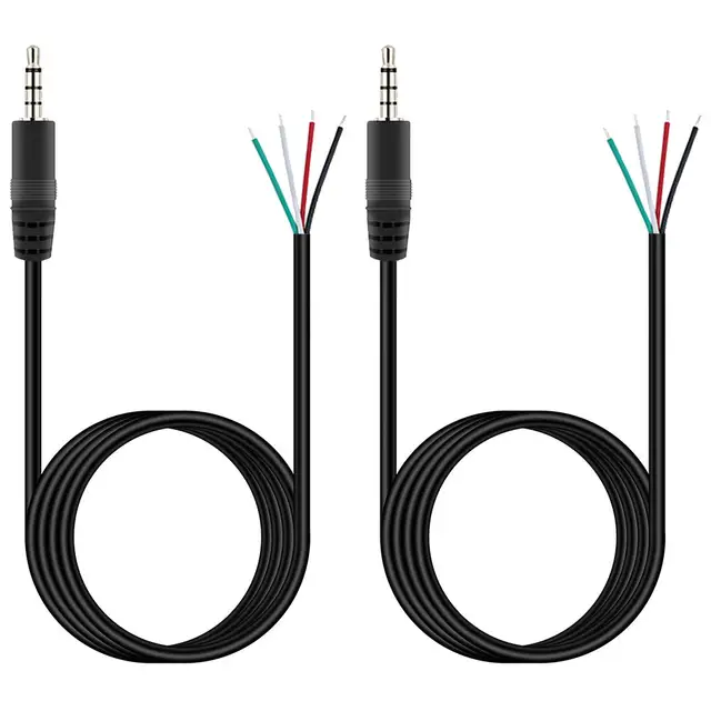 Spina Jack 3,5mm Femmina A Filo Nudo - Cavo Audio Stereo 0,25m Per Riparazioni - Foto 4