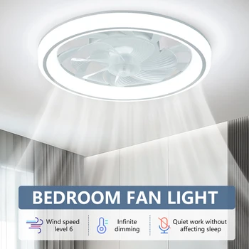 48cm Silent Ceiling Fan Light 1