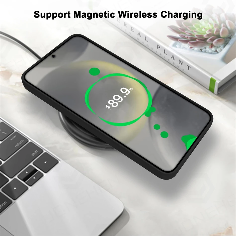 Magnetic Liquid Silicone Case with TPU Cover