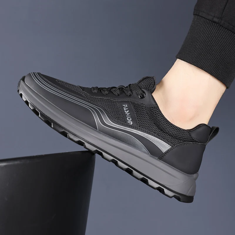 2025 New Spring Men's Shoes Breathable Versatile Casual Trendy Lightweight Sports Board Shoes for Leisure Footwear Mens Sneakers 4