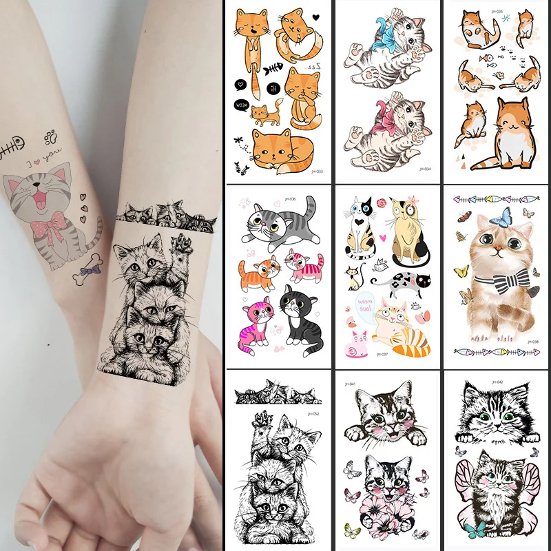 Temporäre Tattoos Für Kinder – 60 Motive (Dinosaurier, Weltraum, Katzen, Autos...), Einfach Anzuwenden & Abwaschbar, Perfekt Für Geburtstagsfeiern