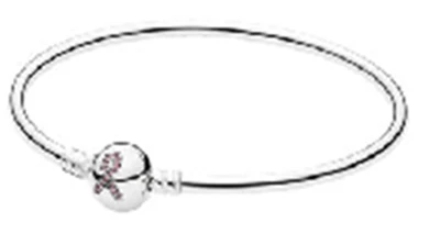 

2021 NEW 100% 925 Sterling Silver Shimmering Logo Moments Bracelet Bangle For DIY Europe Women Original Fashion Jewelry Gift
