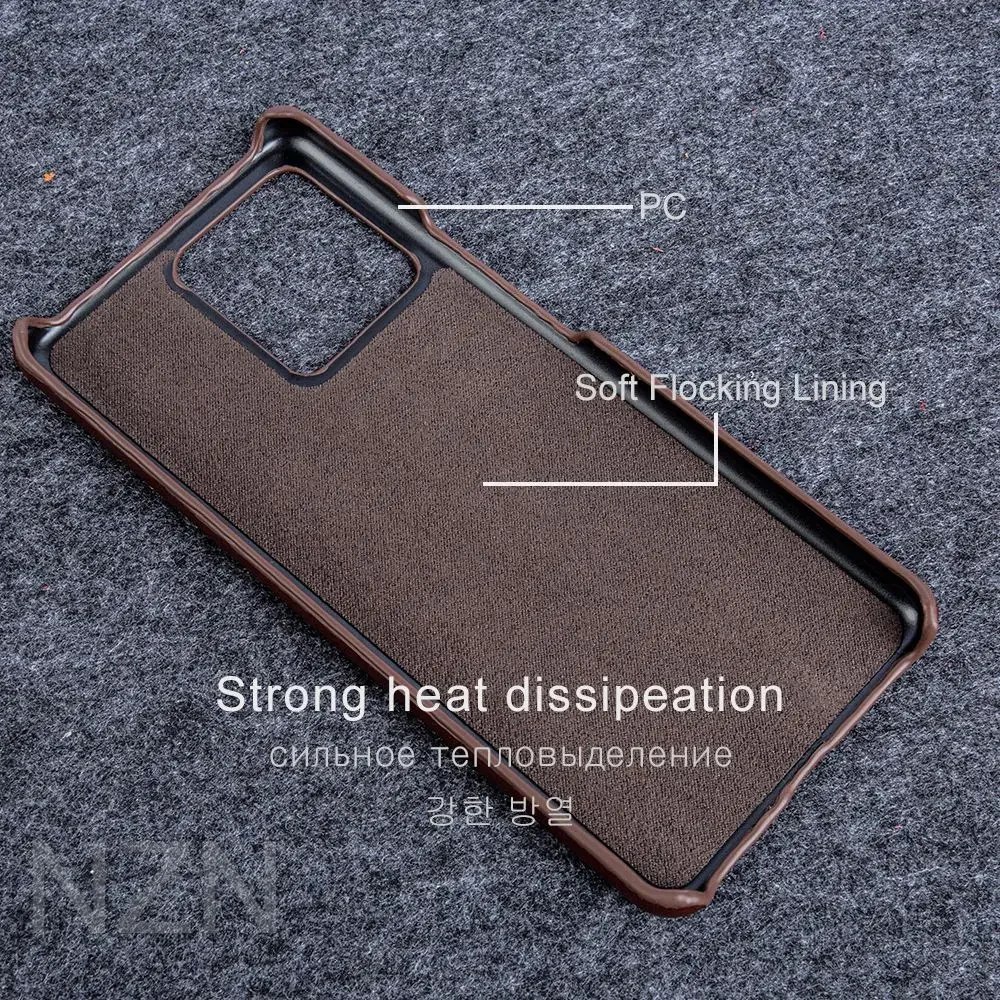 Premium Oil Wax Genuine Leather Retro Shockproof Phone Case - Stylish Protective Cover