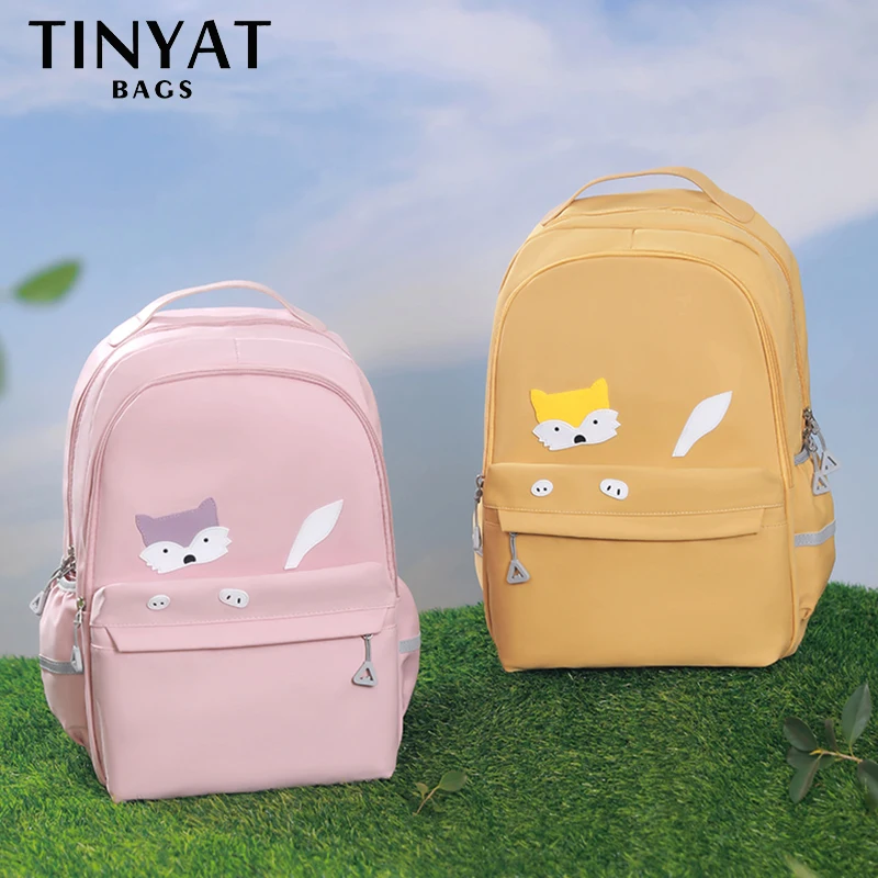 TINYATPinkWomensBackpackTravelFemininaNotebookBackpacksLadies