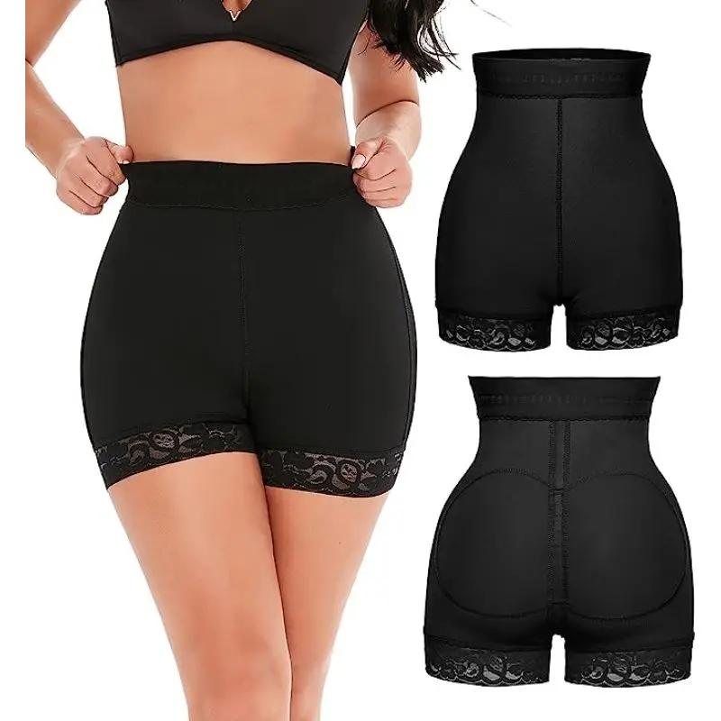 

Butt Lifter Panties Lace Body Shaper for Women Hip Enhancer Tummy Control High Waist Sports Shapewear Boy Shorts