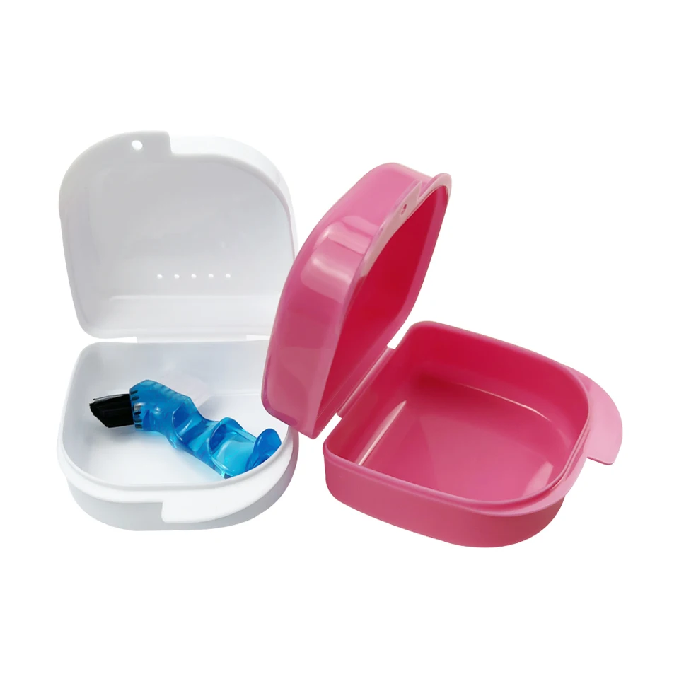 Caja De Almacenamiento De Aparatos Dentales Estuche Organizador De Dentaduras Suministro De Cuidado Dental Blanco Tmvgtek Cuidado Belleza