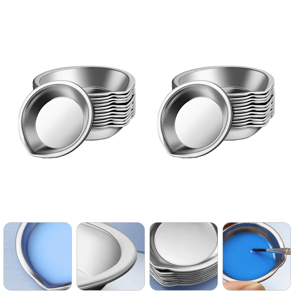 

24pcs Stainless Steel Painting Color Practical Simple Metal Color for Home Store