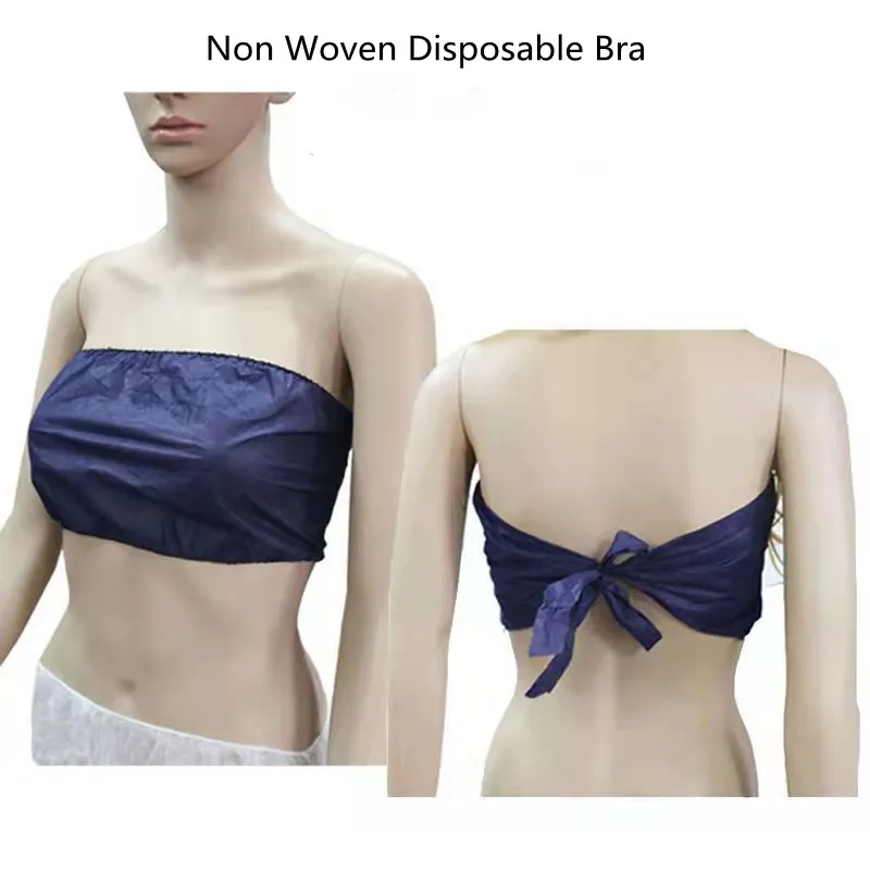 10/30/60 Pieces Disposable Bra Ladies Non Woven Bra Beauty Salon Sweat Sauna Business Travel Hotel Sterile Lingerie Bra professional wear small suit fashion pants suit ladies temperament business formal wear beauty salon work clothes spring and au