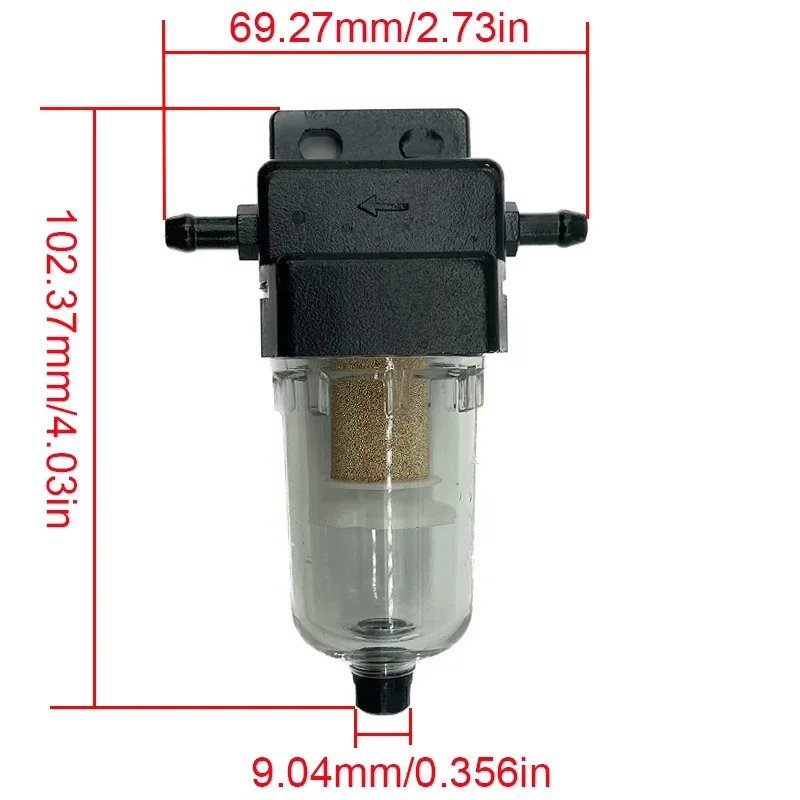 10X Universal Diesel Filter Element Parking Heater Parts Transparent Disassemblable Fuel Filter for Eberspacher Webasto 12 Type