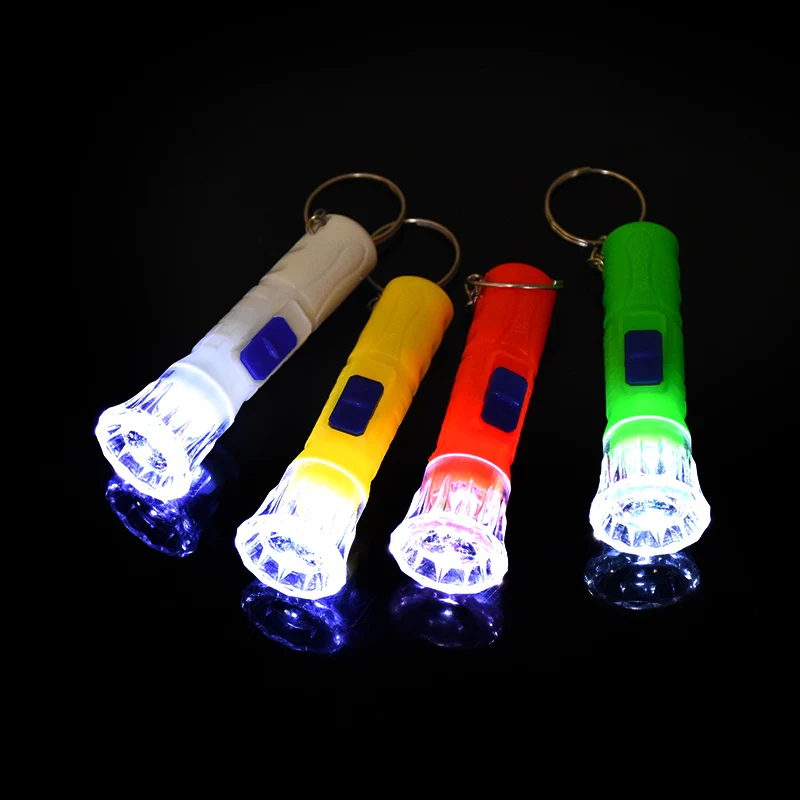 12/24Pcs Mini LED Flashlight Lamp Children Birthday Party Favors Goodie Bag Pinata Filler Toys Rewards Christmas New Year Gifts