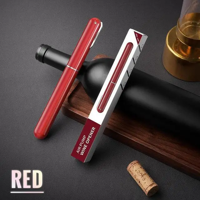 Air Pump Wine Bottle Opener Champagne Openers Pneumatic Corkscrew Safe Stainless Steel Pin Cork Remover Kitchen Bar Tools Acces 13