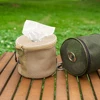 Portable Outdoor Camping Tissue Case with Hook Roll Paper Storage Bag Toilet Paper Storage Box for Picnic Hiking Camping 2