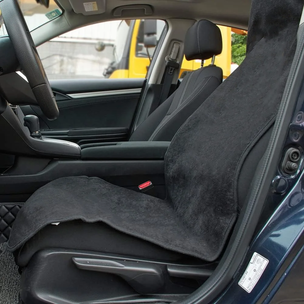 Waterproof Sweat Towel Car Seat Cover for Post Gym Workout Running Swimming Beach and Hiking Universal Fit Anti Slip Bucket Seat