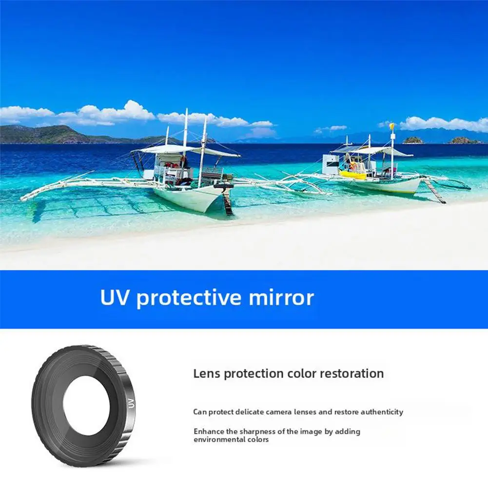 Description Picture 5 of itemLens Filter Set for DJI Osmo Action 5 Pro/Action 4 Camera UV CPL ND8/16/32/64 Optical Glass Polarizer Filters Accessories