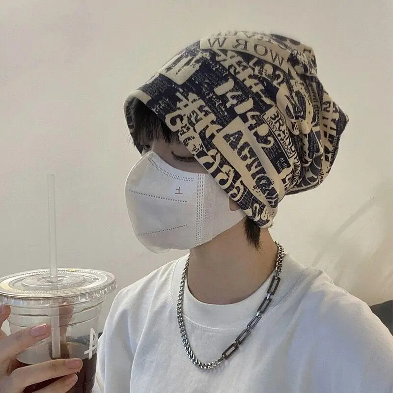 【Schön】 Modische Hip-Hop-Beanies-Mützen für Männer und Frauen, Frühling und Sommer, dünne Unisex-Streetwear-Mützen im lockeren Stil – Detail 7