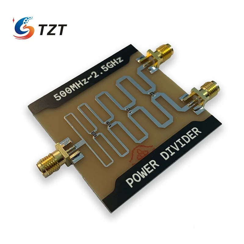 TZT 1 Input 2 Way Output 500-2500MHz Wilkinson Power Divider Splitter Combiner Board electronic component ic chip