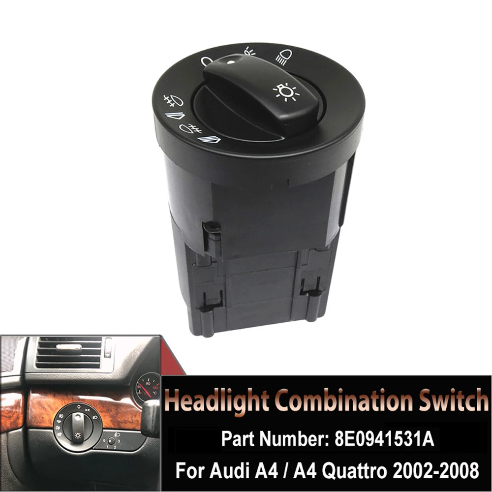 8e0941531 New Car Headlight Fog Light Switch Repair Kit Replace For