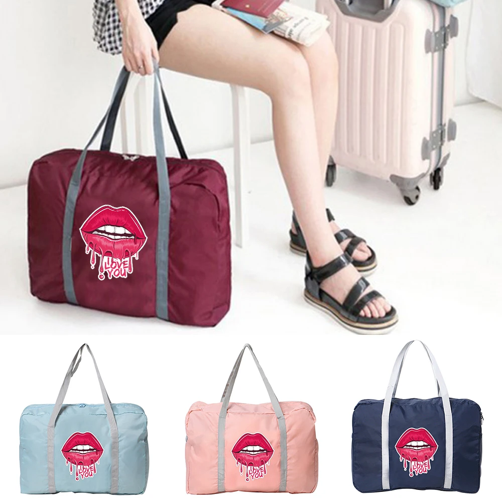 

Travel Bag Women Foldable Handbags Large Capacity Luggage Tote Bags Holiday Travel Organizer Storage Bags Travel Bag Leisure