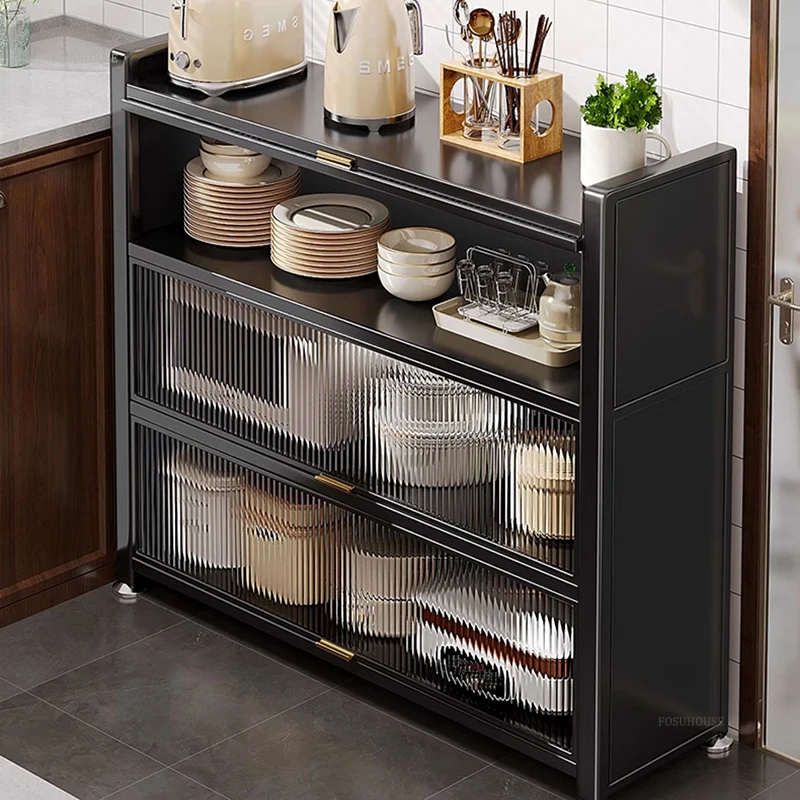 Nordic Minimalist Kitchen Cabinet Storage Kitchen Cabinets Multi-functional Multi-layer Home Small Apartment Storage Cabinets