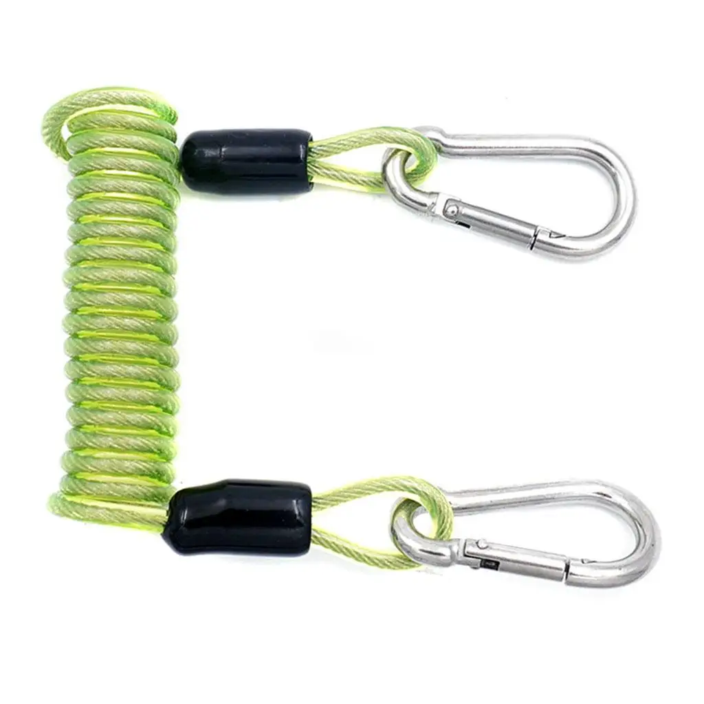 Professional Scuba Diving Dive 10cm Spiral Spring Coil Snap Clip Lanyard Professional Scuba Diving Dive 10cm Spiral Spring Coil Snap Clip Lanyard