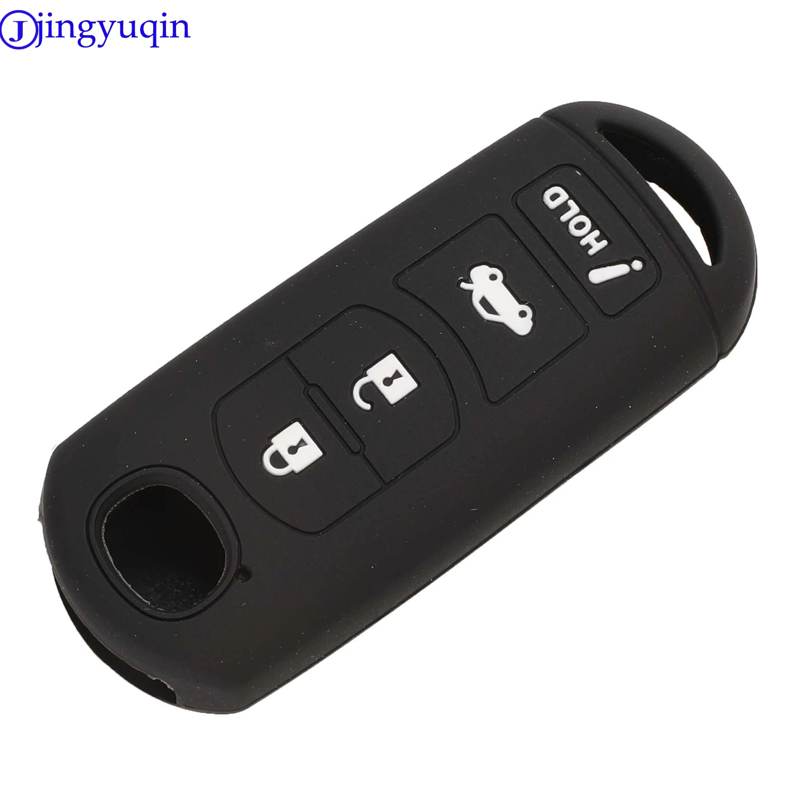 Key Case jingyuqin Silicone Cover for MAZDA 2 3 5 6 CX-3 CX-5 CX-7 CX-9 Speed Miata MX5 Shell Jacket Protector