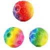 Glowing Extreme High Bouncing Ball With LED Light Space Ball Children Outdoor Toys  Fidget Toys Stress Relief Hole Ball 5