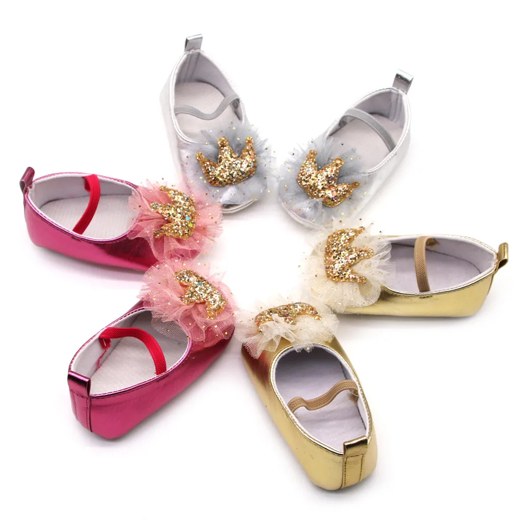 

Newborn Baby Girls Sequins Lace Butterfly Prewalker Soft Sole Single Sandals 2024 Baby Summer Outwear Shoes