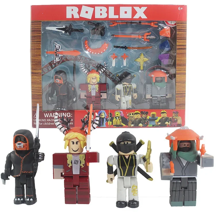 Roblox-Virtual World 6 bonecas e acessórios, jogos de animação periférica,  presente de aniversário para meninas e meninos - AliExpress