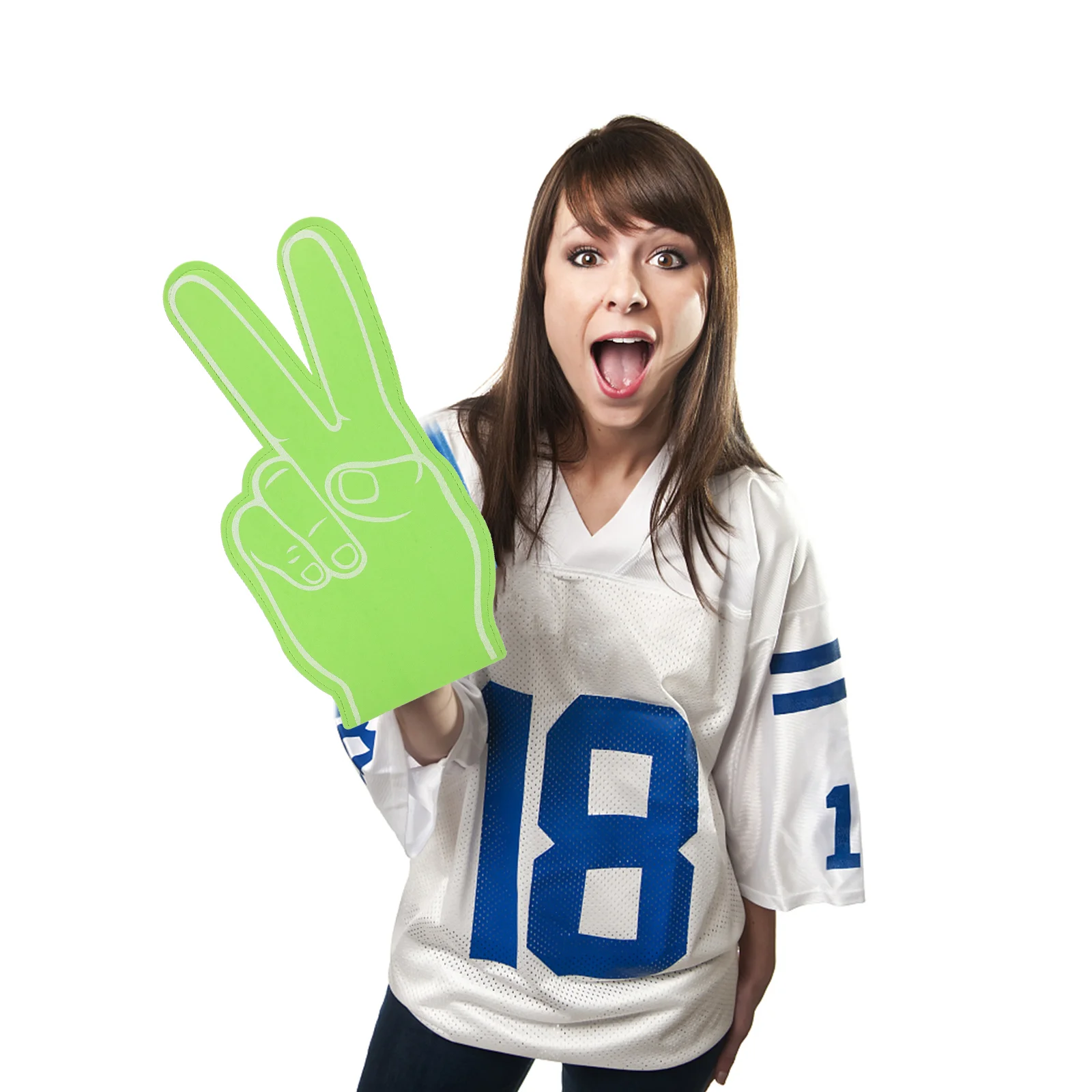 

3 Pcs Cheer Finger Foam Bulk Toys for Kids Party Cheerleading Props Sports Cheering Portable Fans Noise Makers Favors Giant