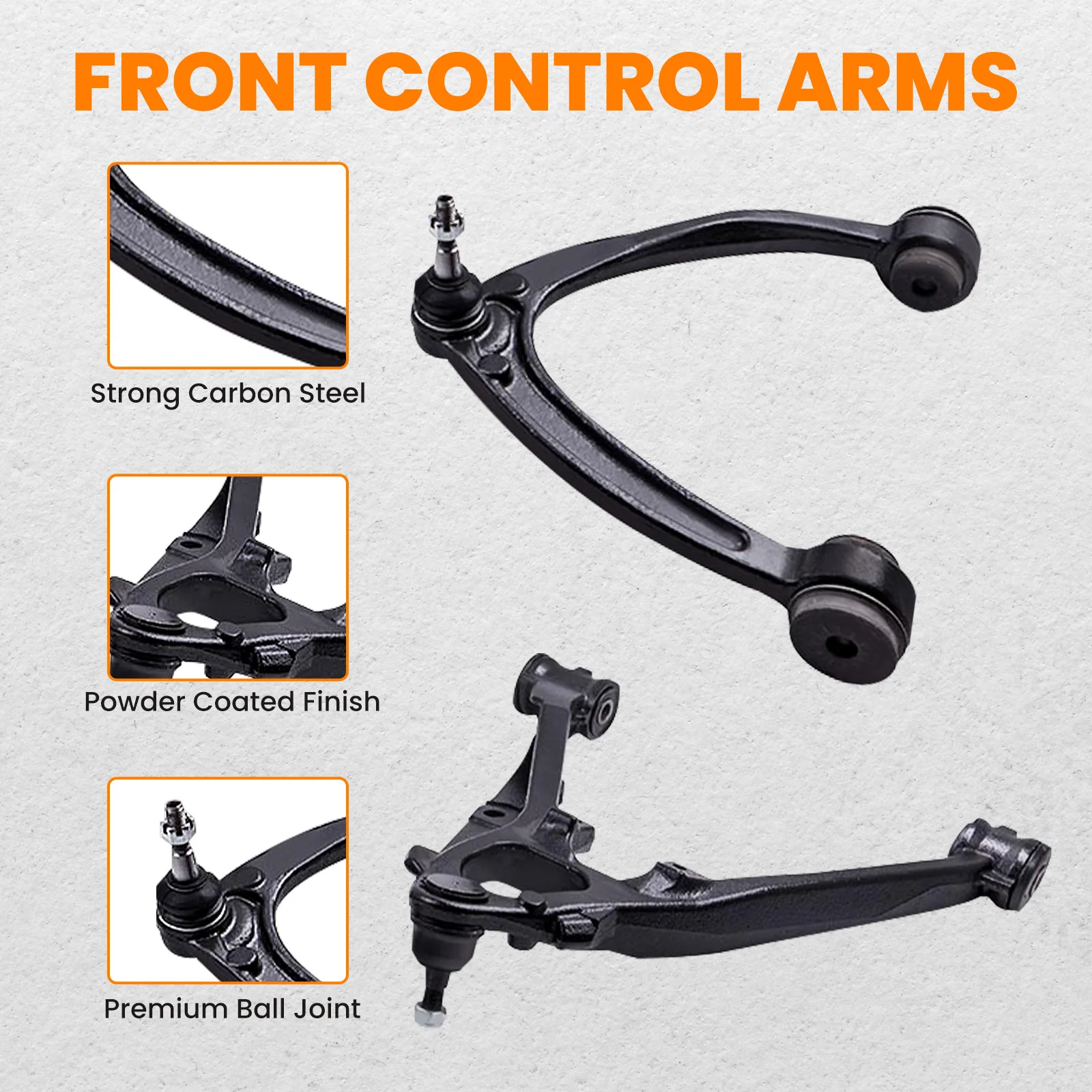 Front Left Upper Control Arm W/ Ball Joint For Chevy/GMC Trucks & SUVs (2007-2015) - 10 Year Warranty