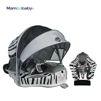 Mambobaby Baby Swimming Float With Umbrella For Infant Non-Inflatable Pool Accessories Water Game Floaties Toys Boys Girls 2