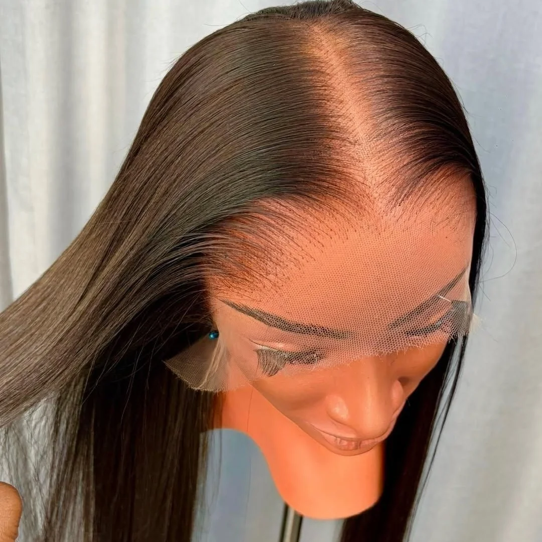 Glueless Straight Human Hair Wigs Ready To Wear 13X6 Hd Lace Frontal Wig 13X4 Front 30 40 Inch Wig 4X4 5X5 Closure Wig For Women 1
