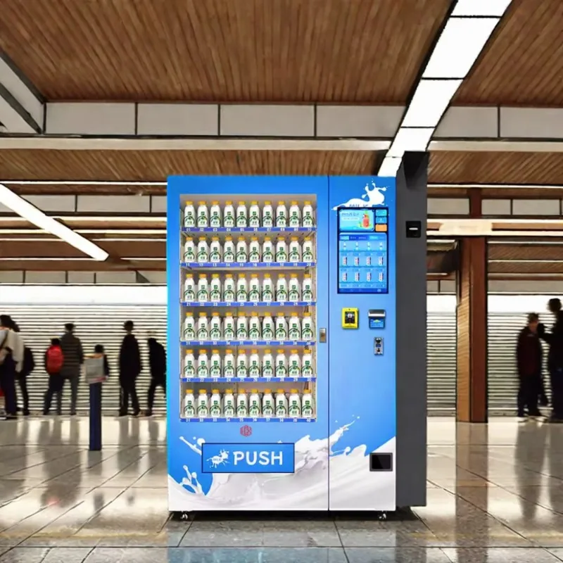 Customized Auto Snack & Water Vending Machine Factory Convenient Store Food Drinks Snacks Beverage Dispenser Beer Cold Drinks
