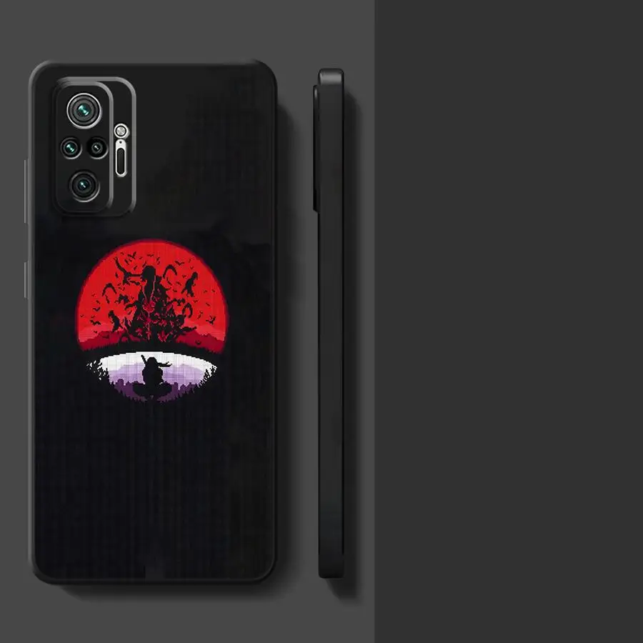 Uchiha Itachi Handsome Black Soft Phone Case