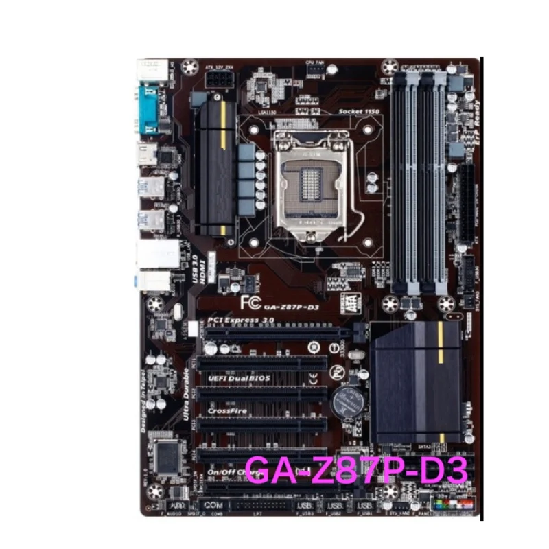 

Подходит для Gigabyte GA-Z87P-D3 десктопной материнской платы Z87 LGA 1150 DDR3 ATX материнская плата 100% протестирована ок полностью работает