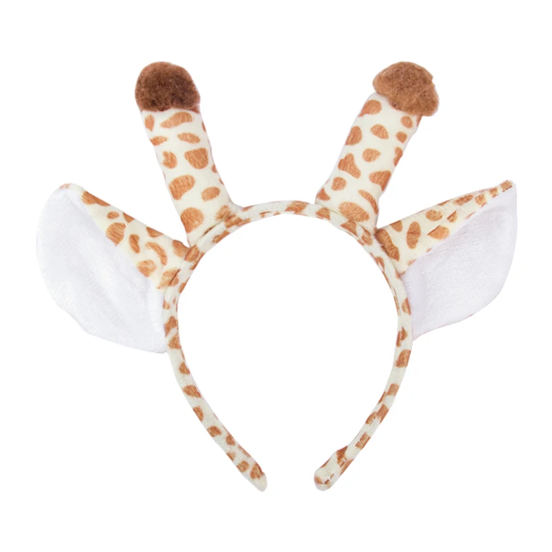 Cartoon Giraffe Tiger Löwe Kuh Stirnband Zoo Dschungel Safari Tier Haar Hoop Dress Up Party Baby Dusche Geburtstag Party Geschenke – Detail 5