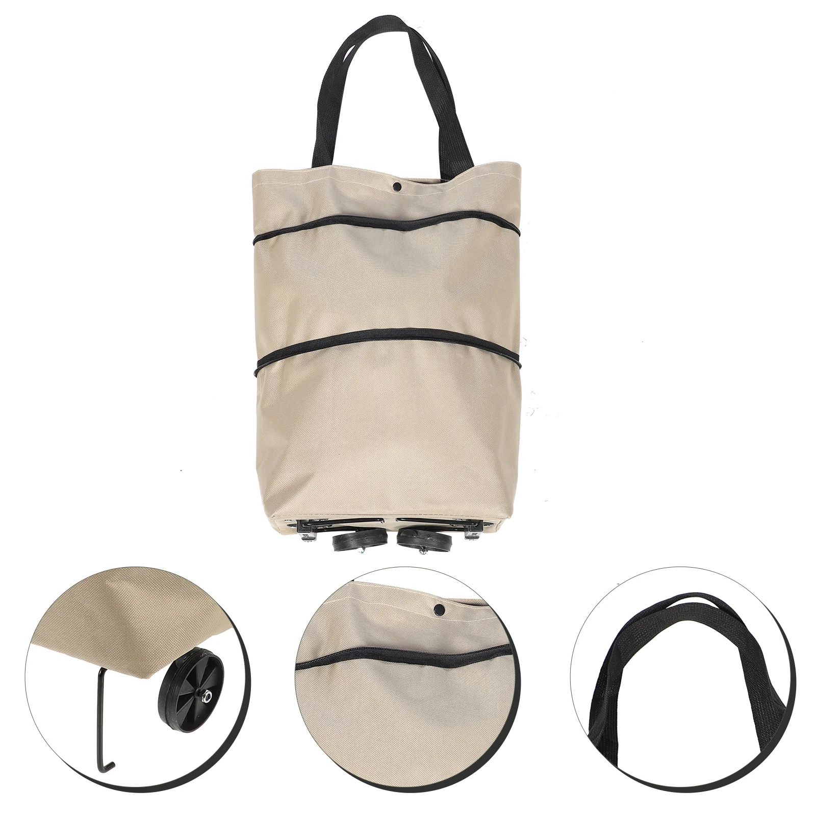 

Folding Bag Grocery Tote Shopping Storage Foldable Tote Bag Carts Foldable Large Reusable Hand Cart
