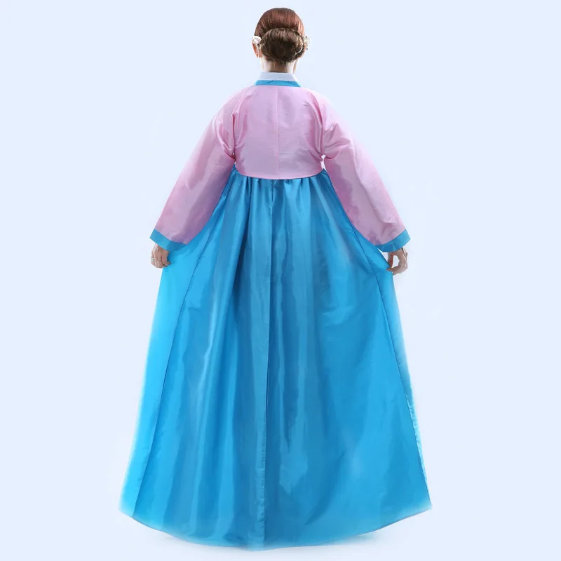 Long Sleeve Korean Tradition Dress Plus Size Colorful Women Korean Hanbok Ancient Costume Women Hanfu 17