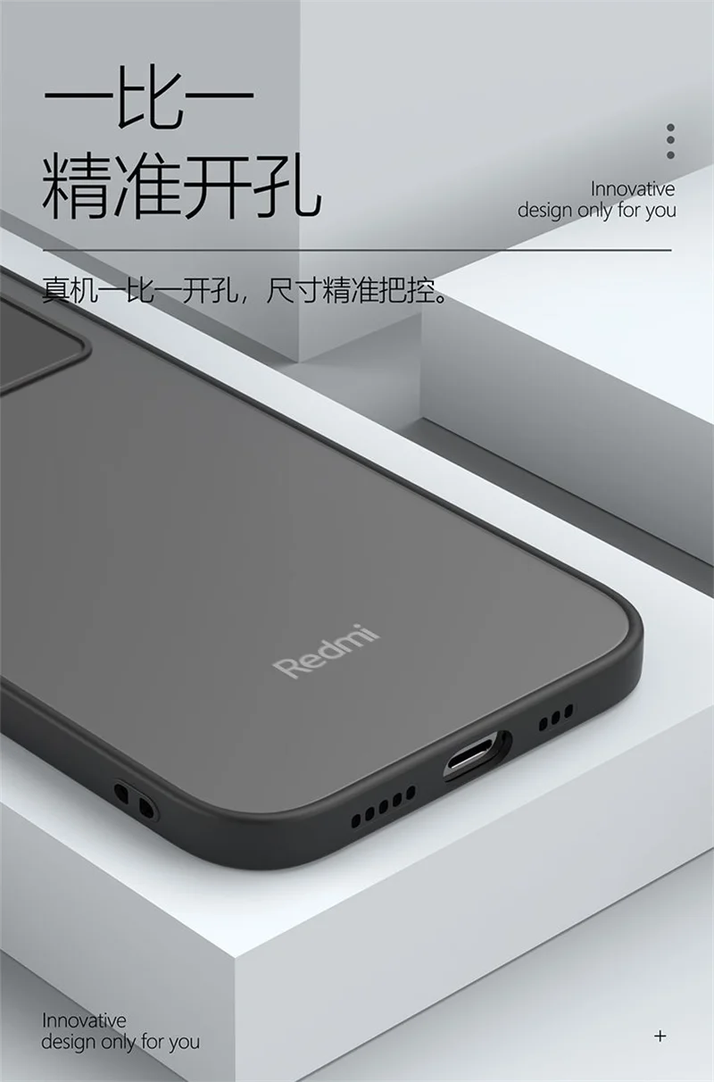 Neue luxuriöse matte transparente telefon abdeckung für xiaomi poco x6 pro 5g fall redmi note 13 12 11 4g 10 9 dünne stoß feste stoßstange – Detail 8